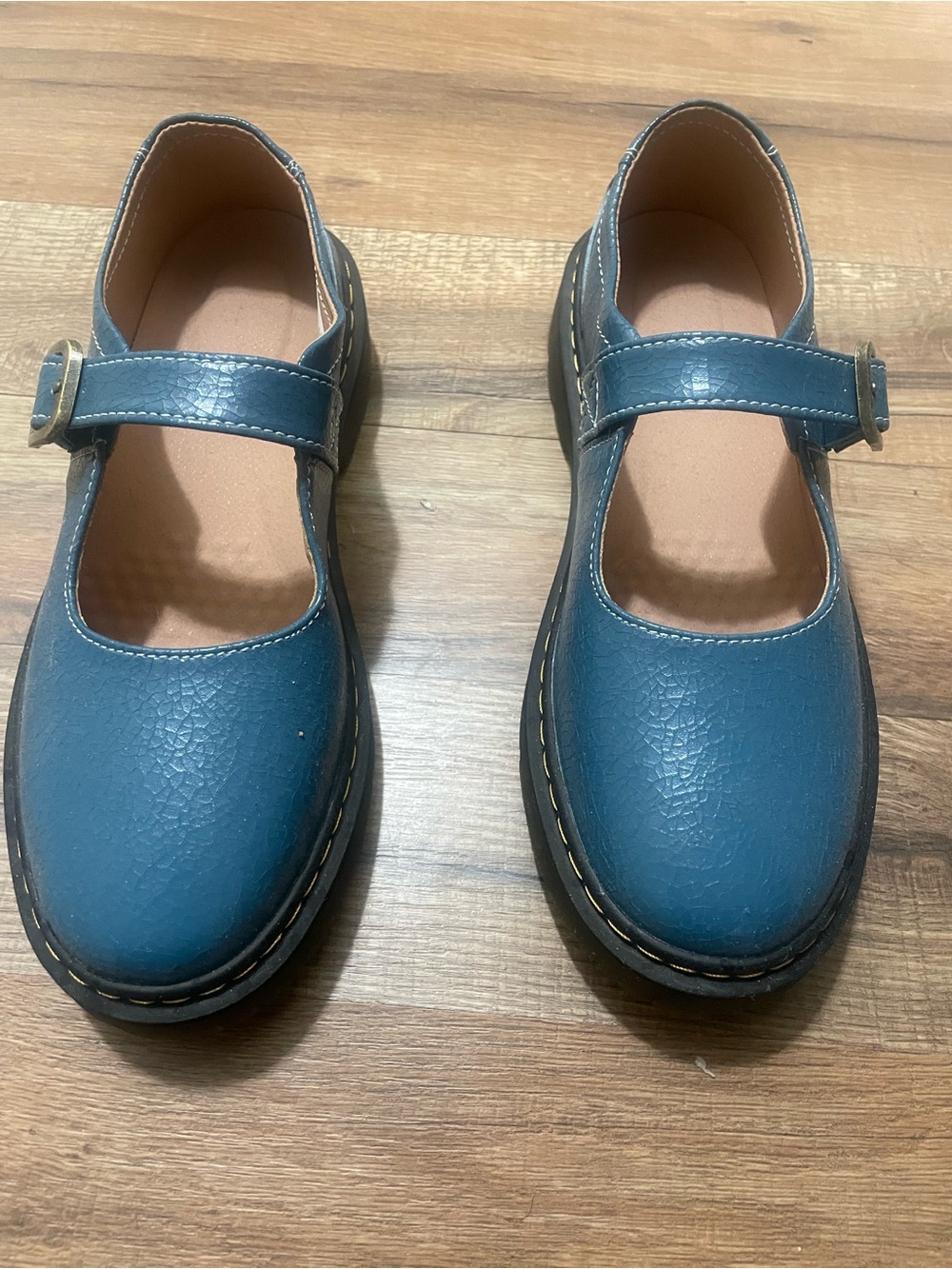 Mary Jane Kids Dress Shoes in Teal